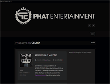Tablet Screenshot of phatentertainment.net
